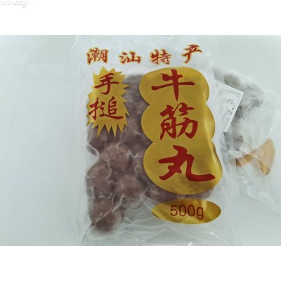 ZZ01 潮汕手搥牛筋丸(約500g/包，約21~20粒/包)***為慶祝本公司邁進40週年優惠價HK$36.00/包***